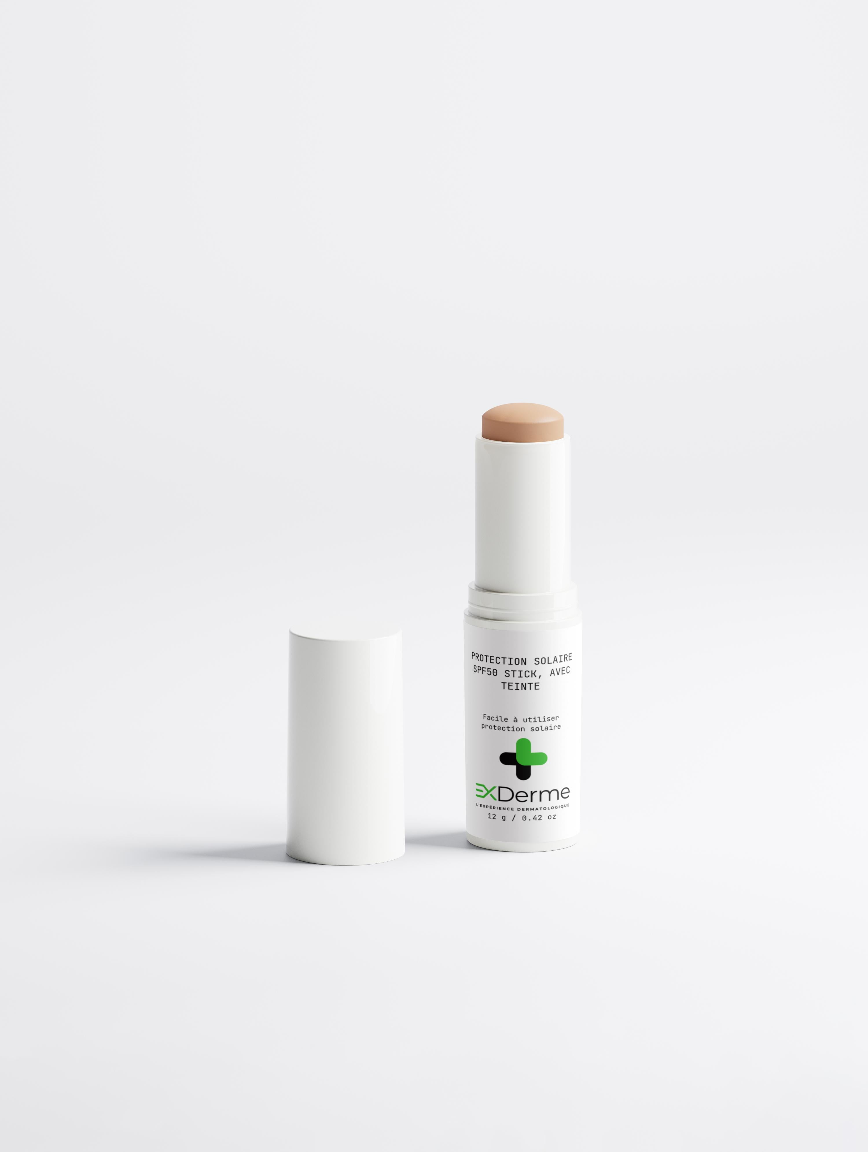 Protection solaire SPF50 Stick, avec teinte